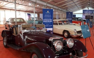 نمایشگاه خودروهای کلاسیک در کاخ موزه رامسر افتتاح شد
