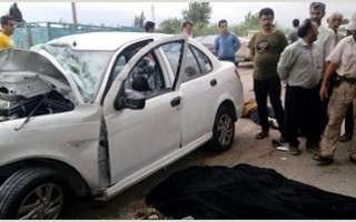 حادثه مرگبار در جاده قائم‌شهر ـ بابل/4 نفر کشته و 2 نفر مجروح شدند