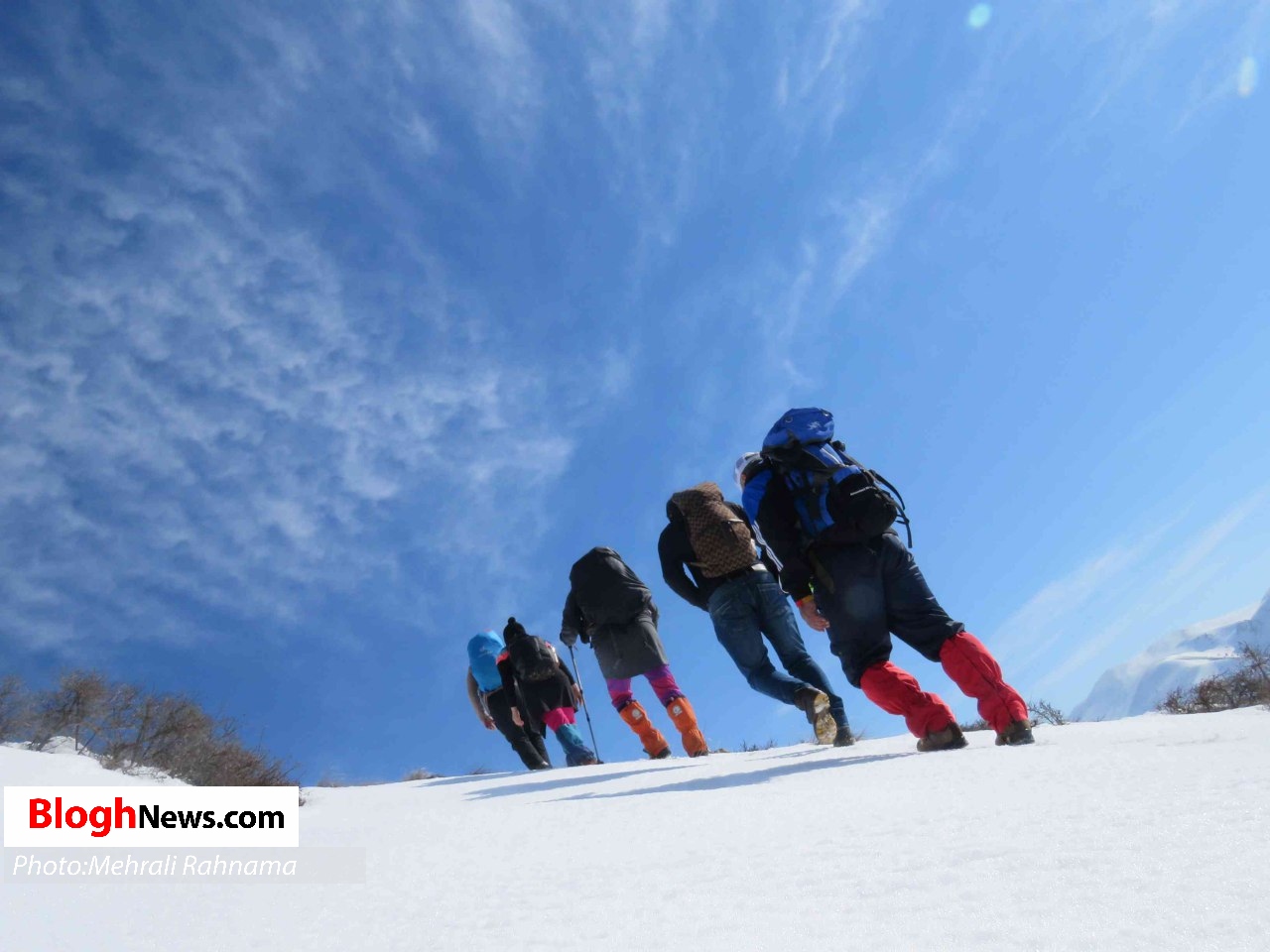 صعود گروه‌های کوهنوردی به ارتفاعات سوادکوه