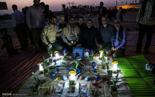 برگزاری برنامه سال تحویل کاروان‌های راهیان نور در اردوگاه شهید بلباسی