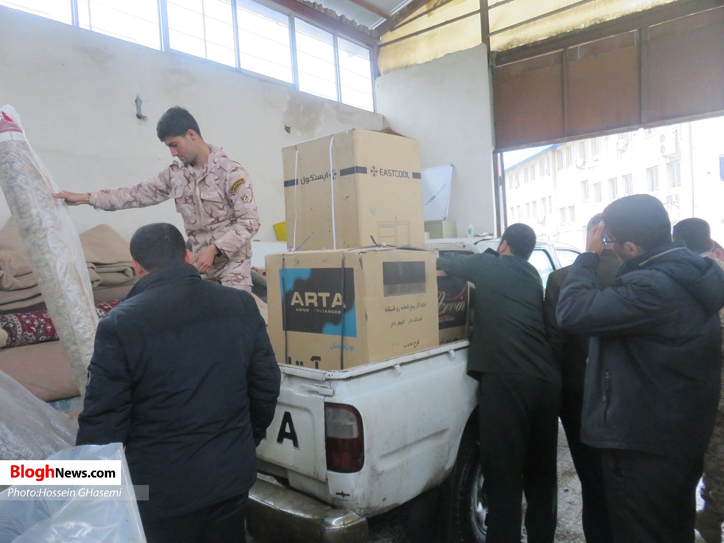 اهدای 11 بسته لوازم خانگی از سوی سپاه به سیل‌زدگان سوادکوه