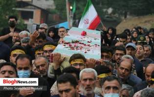 تصاویر/ تشییع و تدفین شهیدگمنام در روستای خرج سوادکوه  