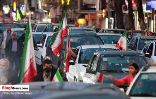 جشن قائم‌شهری‌ها پس از برد شیرین ایران در جام‌جهانی  